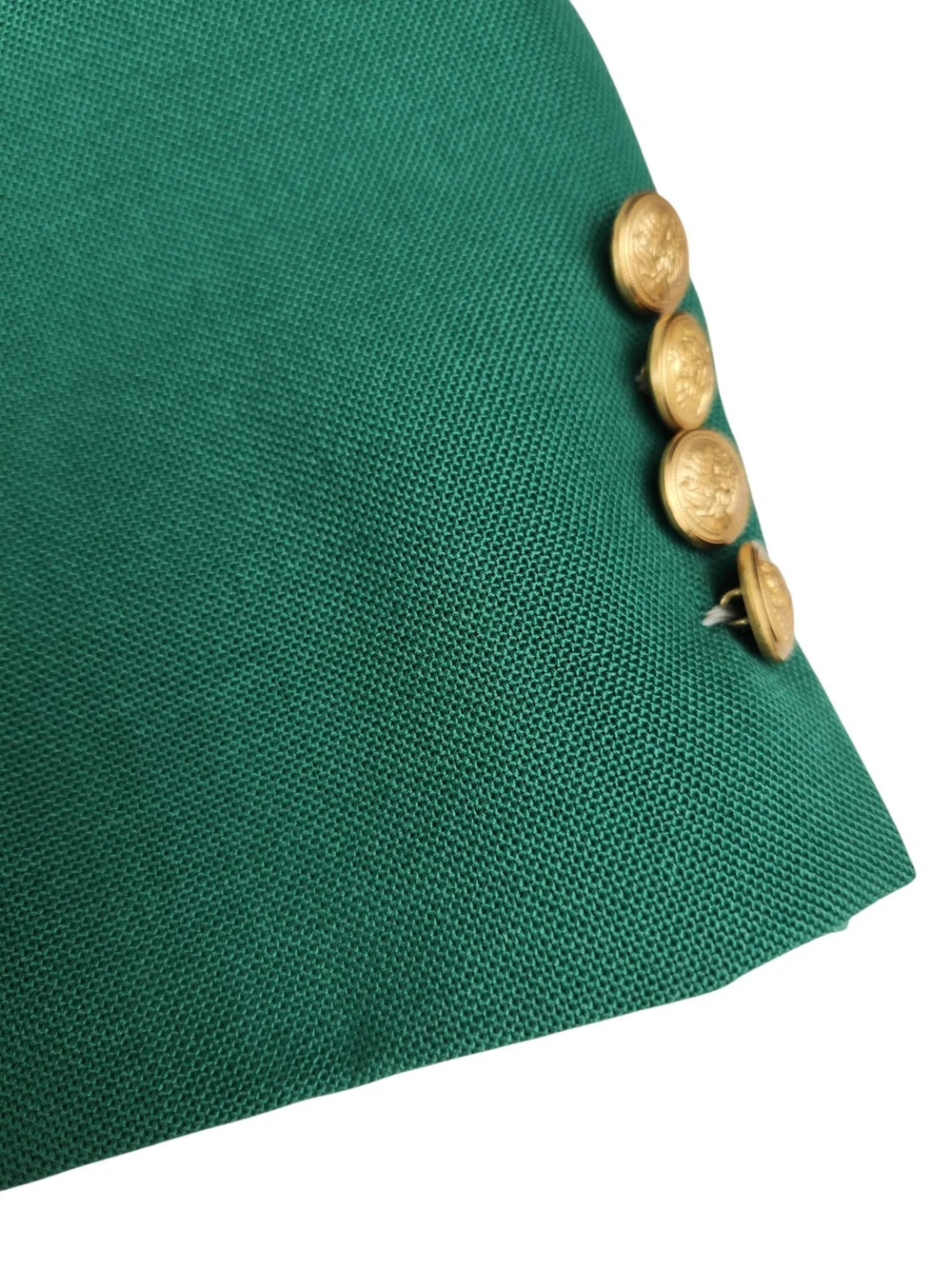 Vintage Hubbards Men’s Green Blazer 48L Gold Button Preppy USA Made Country Club